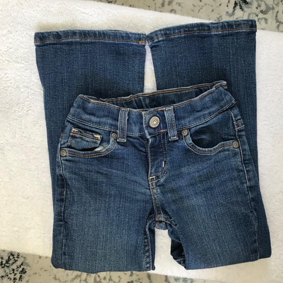 Sonoma bootcut jeans pockets elastic waist buttons in Girls Size 4 (Little Kids) - Picture 2 of 16